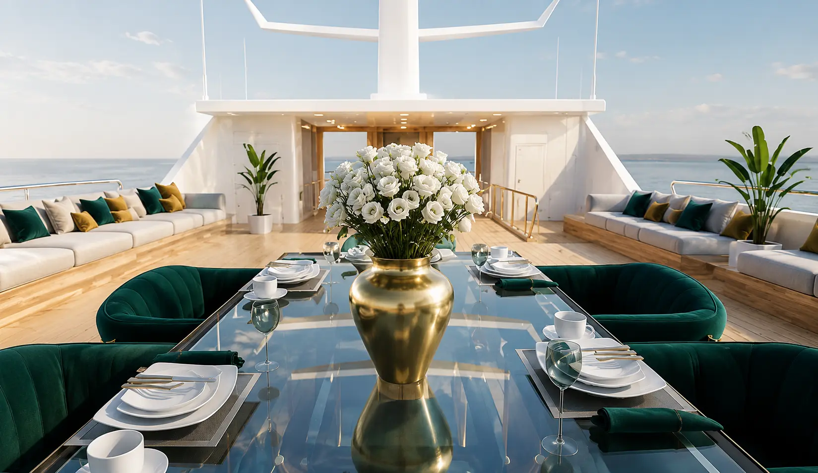 Ship Dining Design - Architecture Visualization visualization screenshot 1